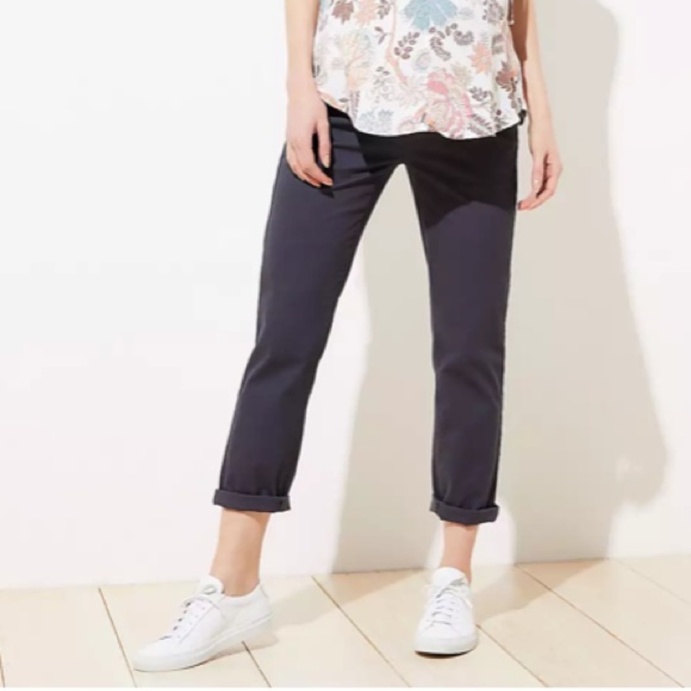 Loft Maternity Girlfriend chino, NWT, sz 6